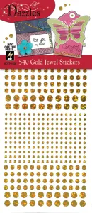Gold Jewel Dazzlesâ¢ Stickers