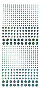 Teal Jewel Dazzles™ Stickers