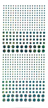 Teal Sparkle Jewel Dazzles™ Stickers
