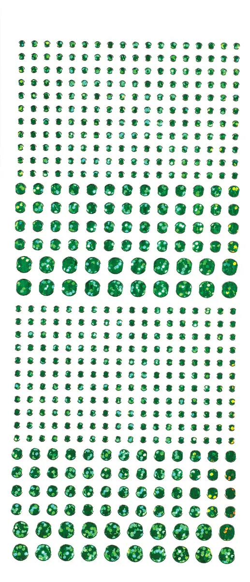 Green Jewel Dazzlesâ¢ Stickers