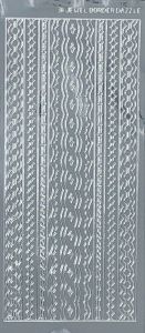 31 Silver Jewel Border Dazzles