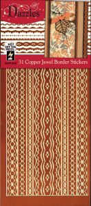 31 Copper Jewel Border Dazzles