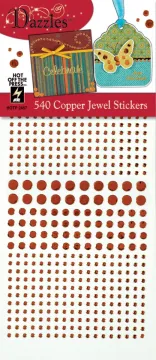 Copper Jewel Dazzles™ Stickers