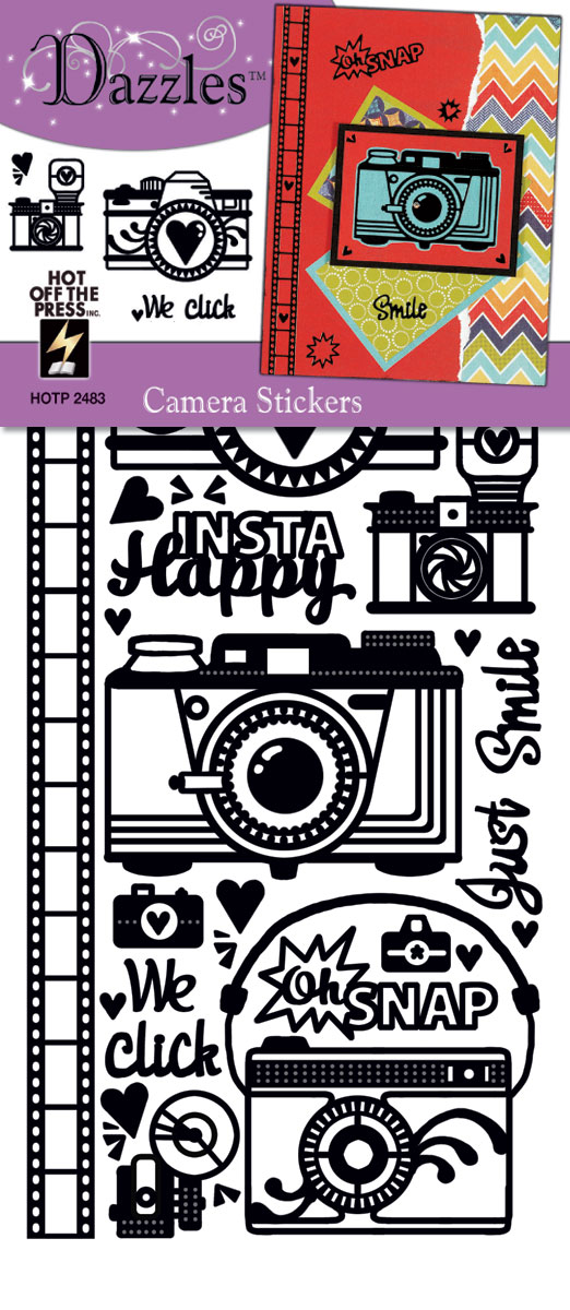 Camera Dazzles™ Stickers