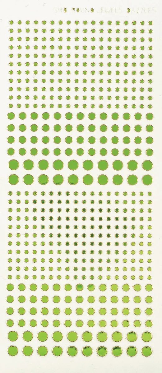Lime Jewel Dazzlesâ¢ Stickers