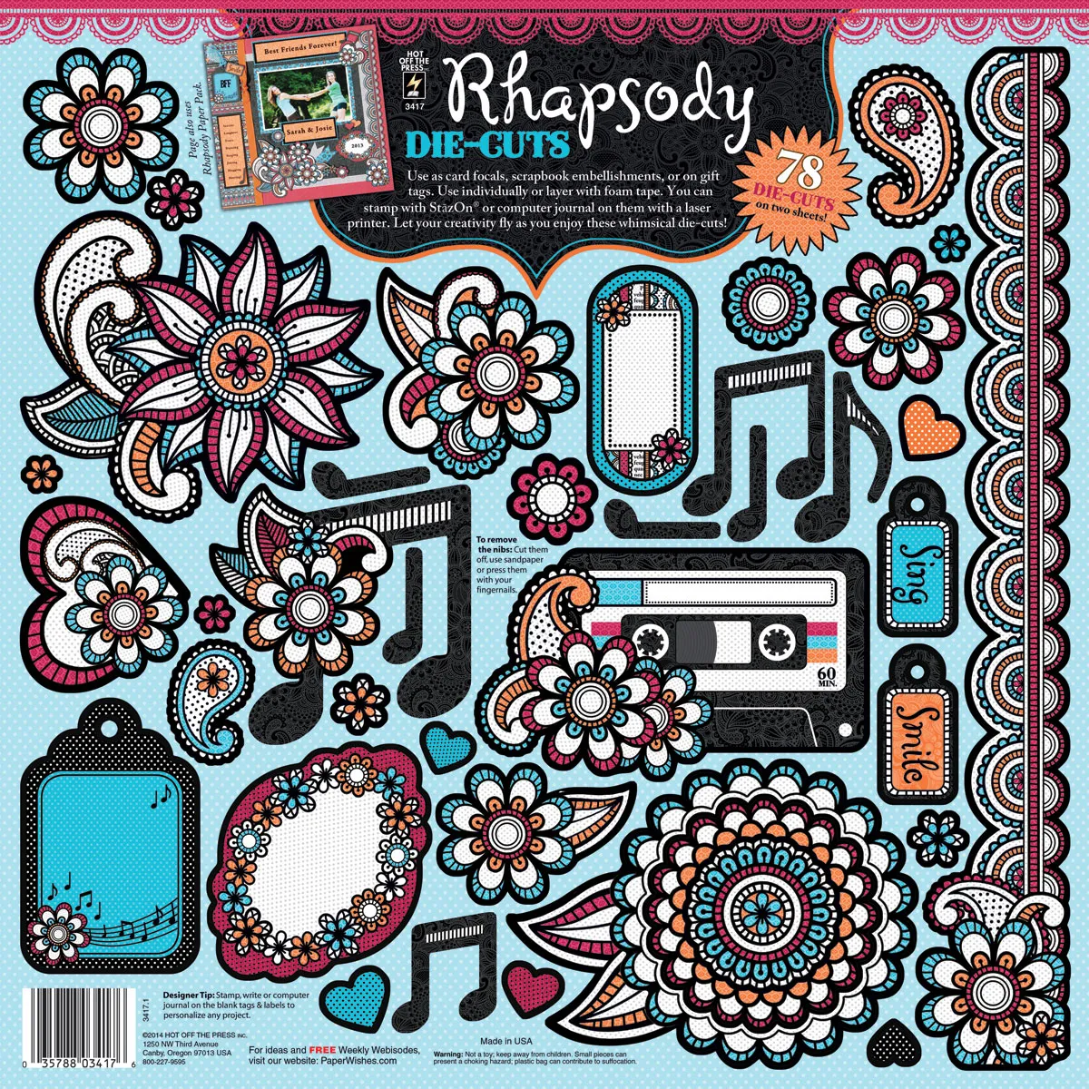 Rhapsody Die Cuts