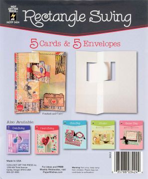 Rectangle Swing Die-Cut Cards