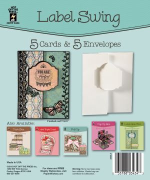 Label Swing Die-Cut Cards