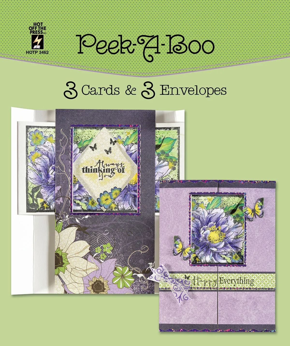 Peek-A-Boo Die-Cut Cards (3-Pack)