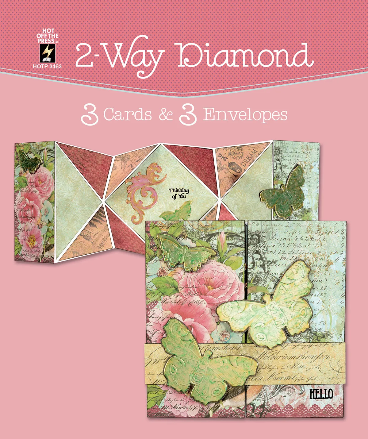 2 Way Diamond Cards 3pk