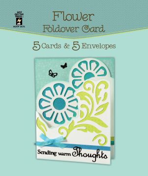 Flower Foldover Greetings Cards