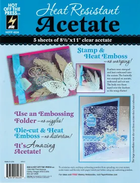 Heat Resistant Acetate 5pk