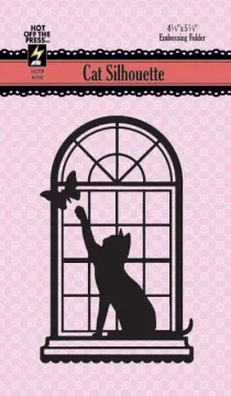 Cat Silhouette Embossing Folder