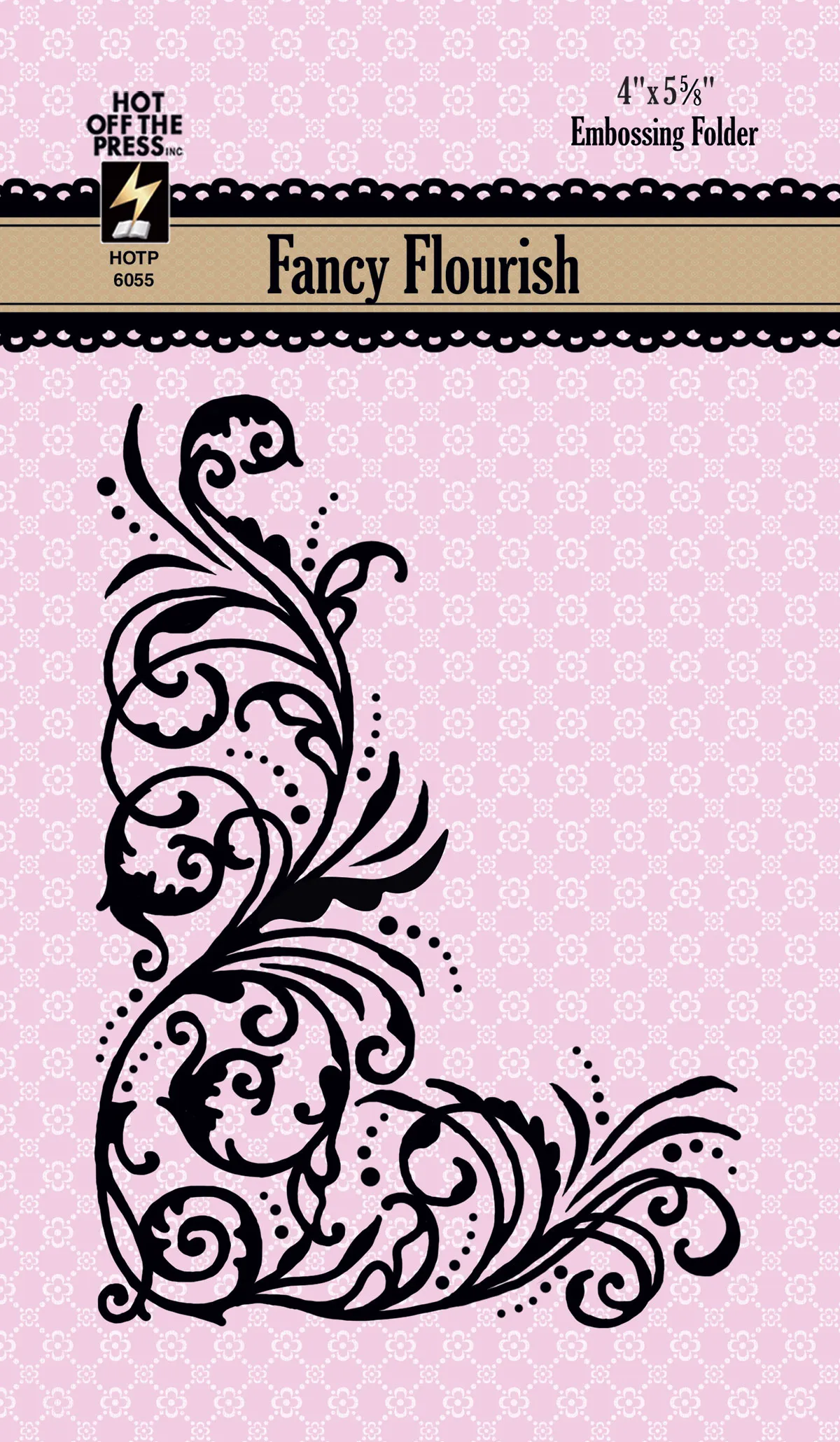 Fancy Flourish Embossing Folder