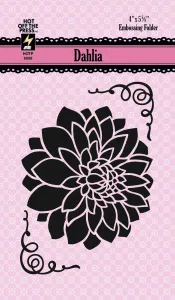 Dahlia Embossing Folder
