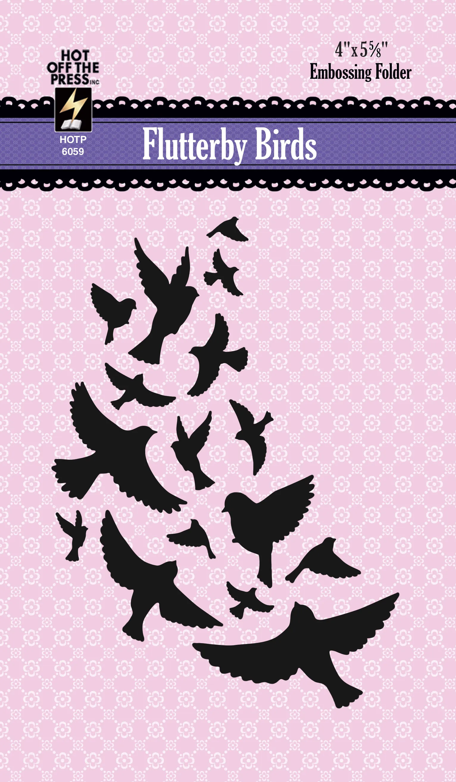 Flutterby Birds Emb Folder