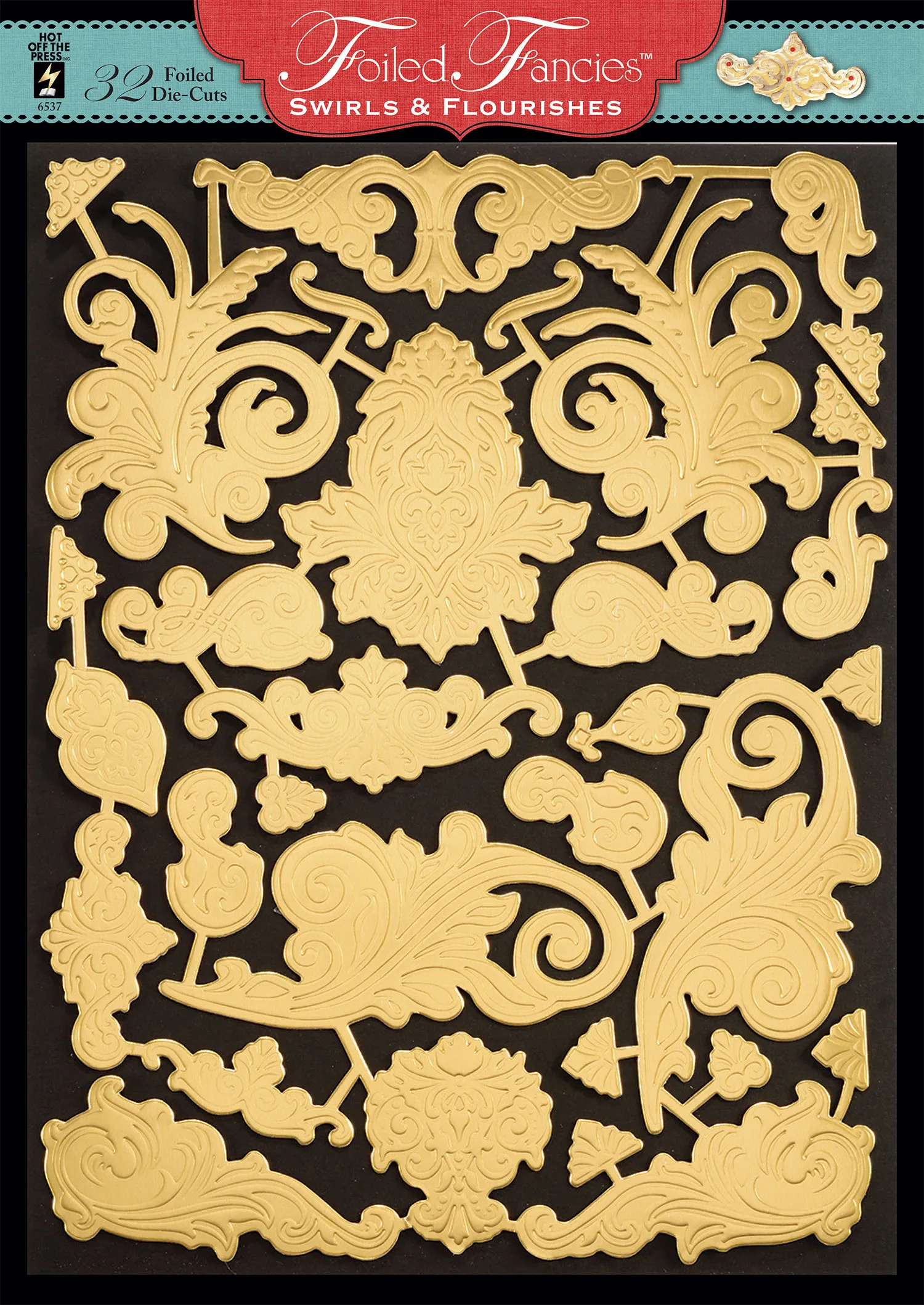 Swirls & Flourishes Foiled Fancies