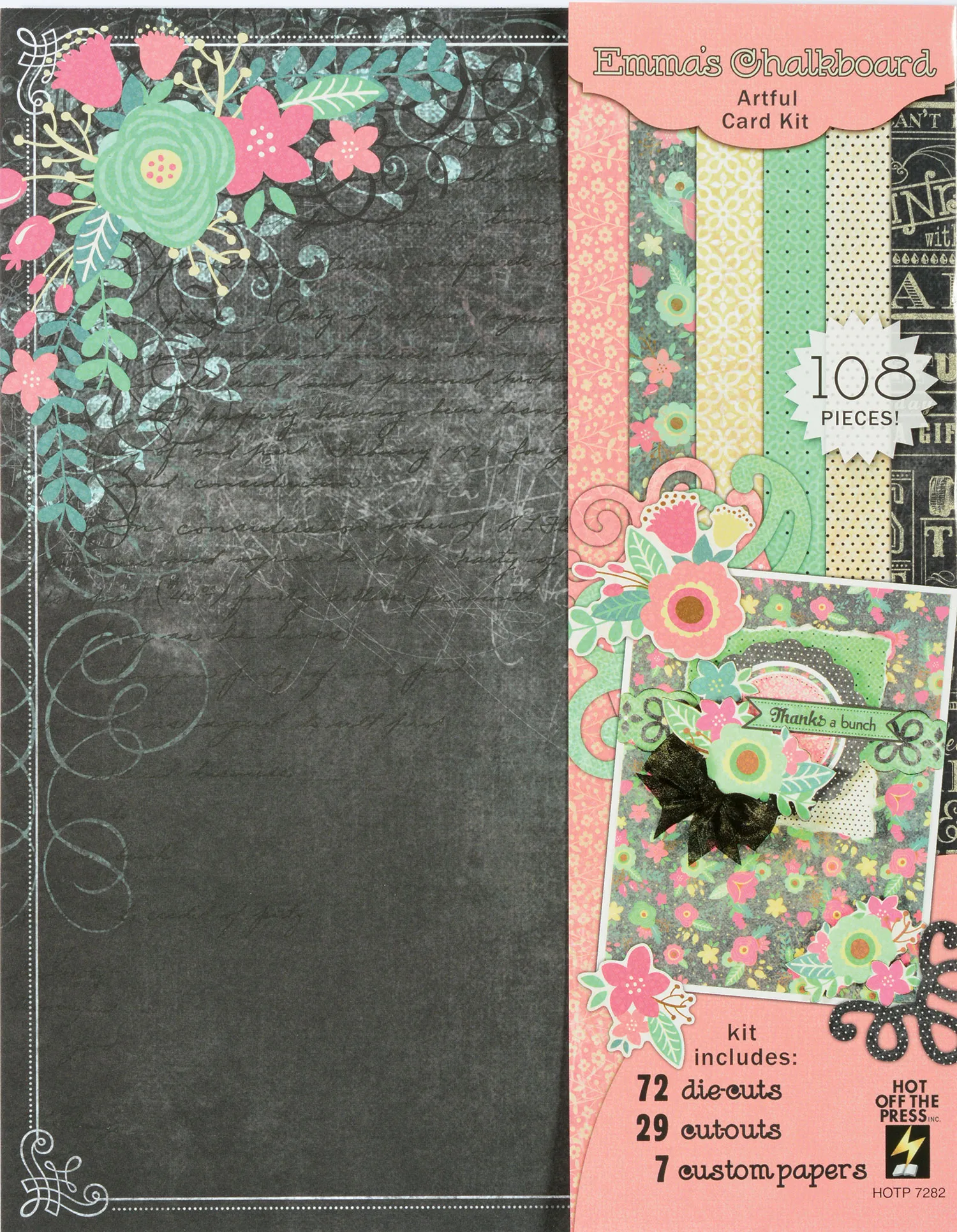 Emma's Chalkboard Artful Card Kit