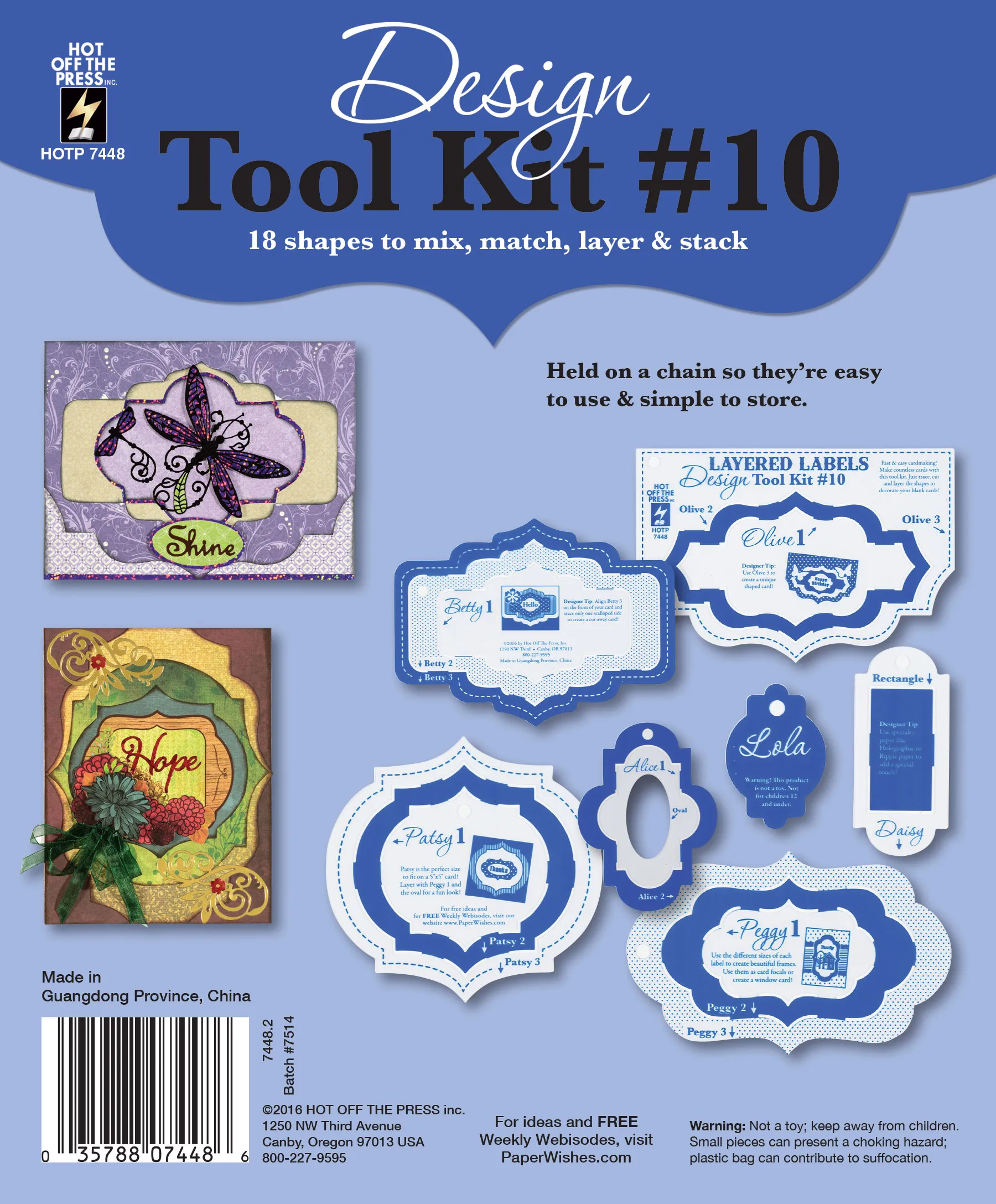 Layered Labels Design Tool Kit 10