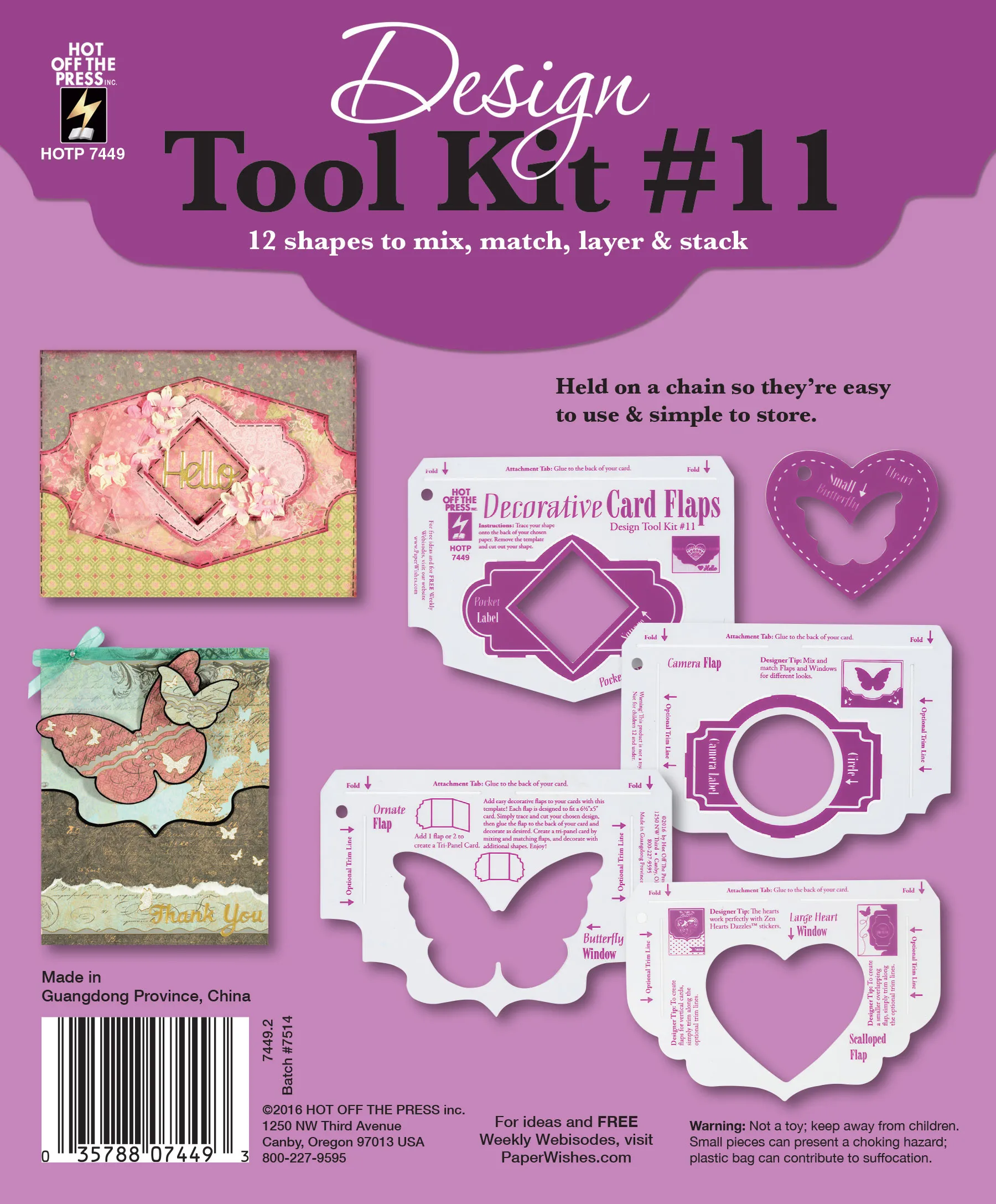Design Tool 11 Decorative Card Flaps