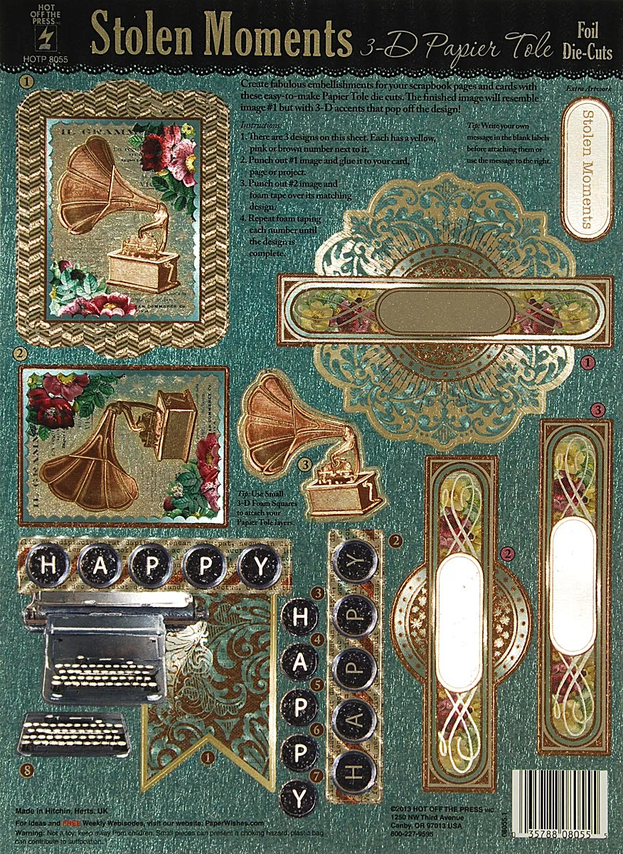 Stolen Moments Foil Papier Tole