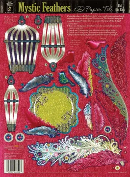 Mystic Feathers Foil Paper Tole