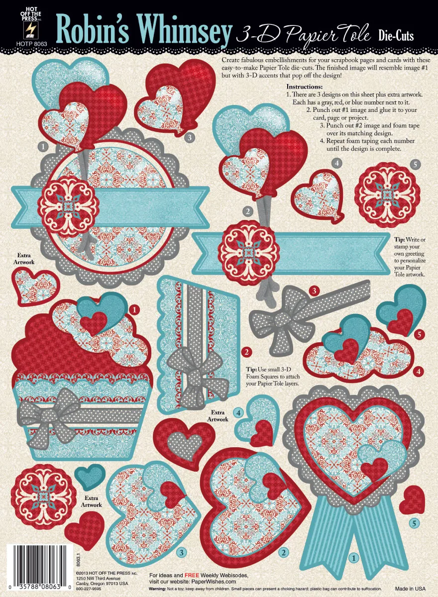 Robins Whimsey Papier Tole