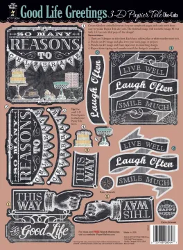 Good Life Greetings Papier Tole