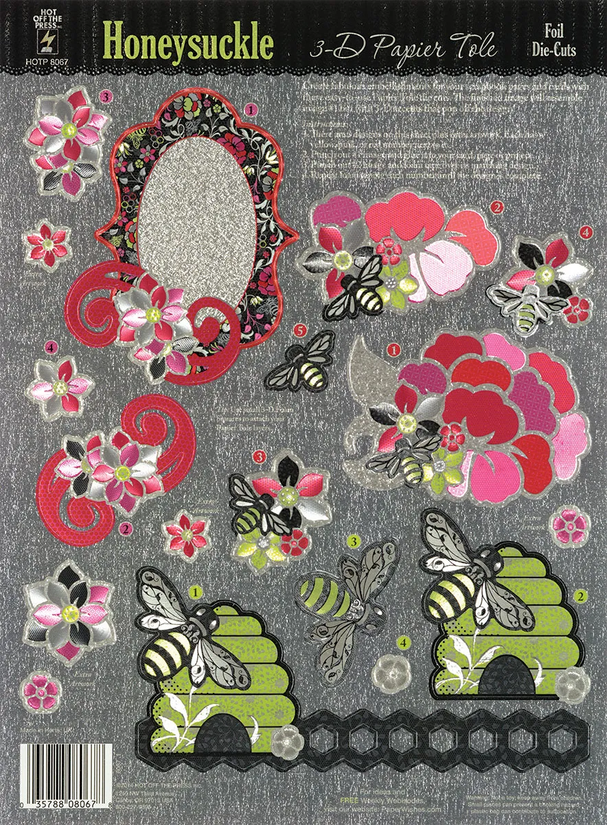 Honeysuckle Foil Paper Tole