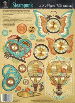 Steampunk Foil Paper Tole