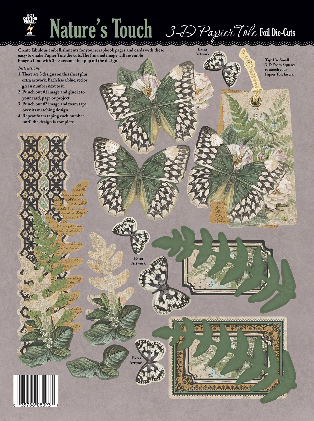 Natures Touch Foil Paper Tole