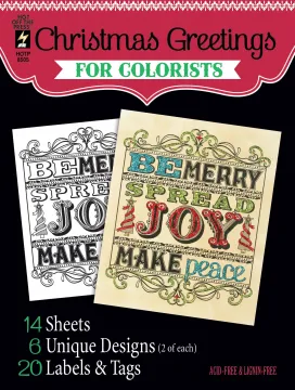 Christmas Greetings for Colorists