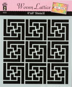 Woven Lattice 6x6 Stencil