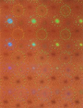 Brown Fireworks Holographic 8.5"x11" Cardstock