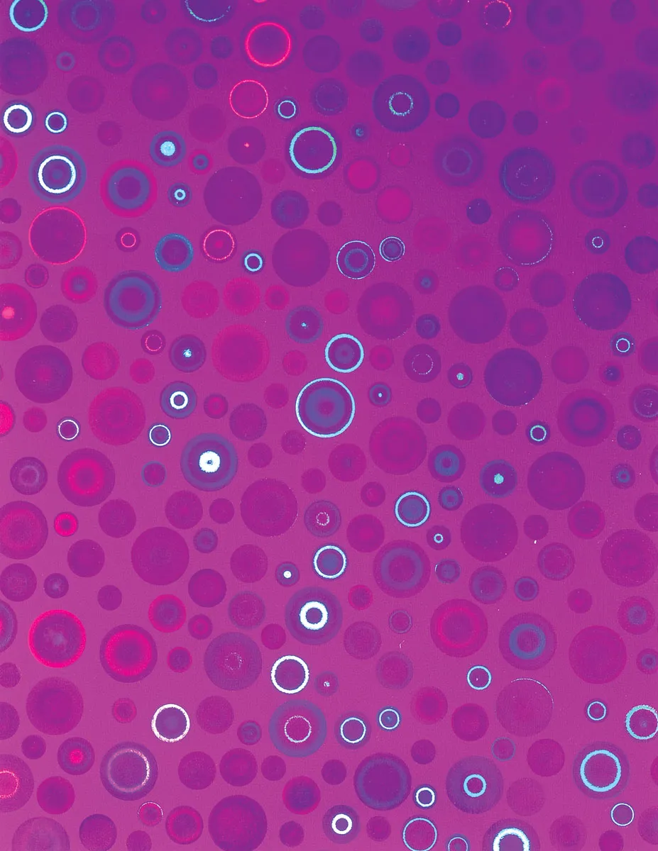 Circles Purple Holographic. 8.5x11