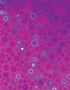 Circles Purple Holographic. 8.5x11