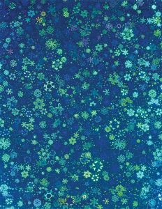 Snowflakes Blue Holographic, 8.5x11