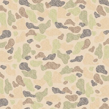 Tan Camouflage 12x12 Paper, 25 Sheets
