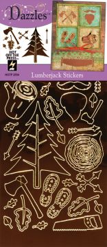 Lumberjack Dazzles™ Stickers - 3 pack