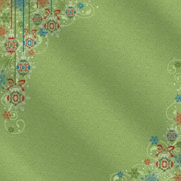 4 Sheets Christmas Corners Foil Specialty Cardstock