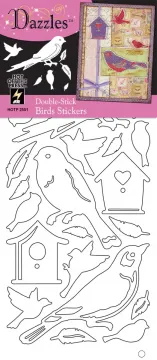 Birds Double-Stick Dazzles™ Stickers - 3 pack