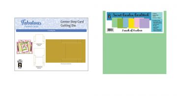 Fabulous Folded Center Step Card Cutting Die Webisode Money Saver