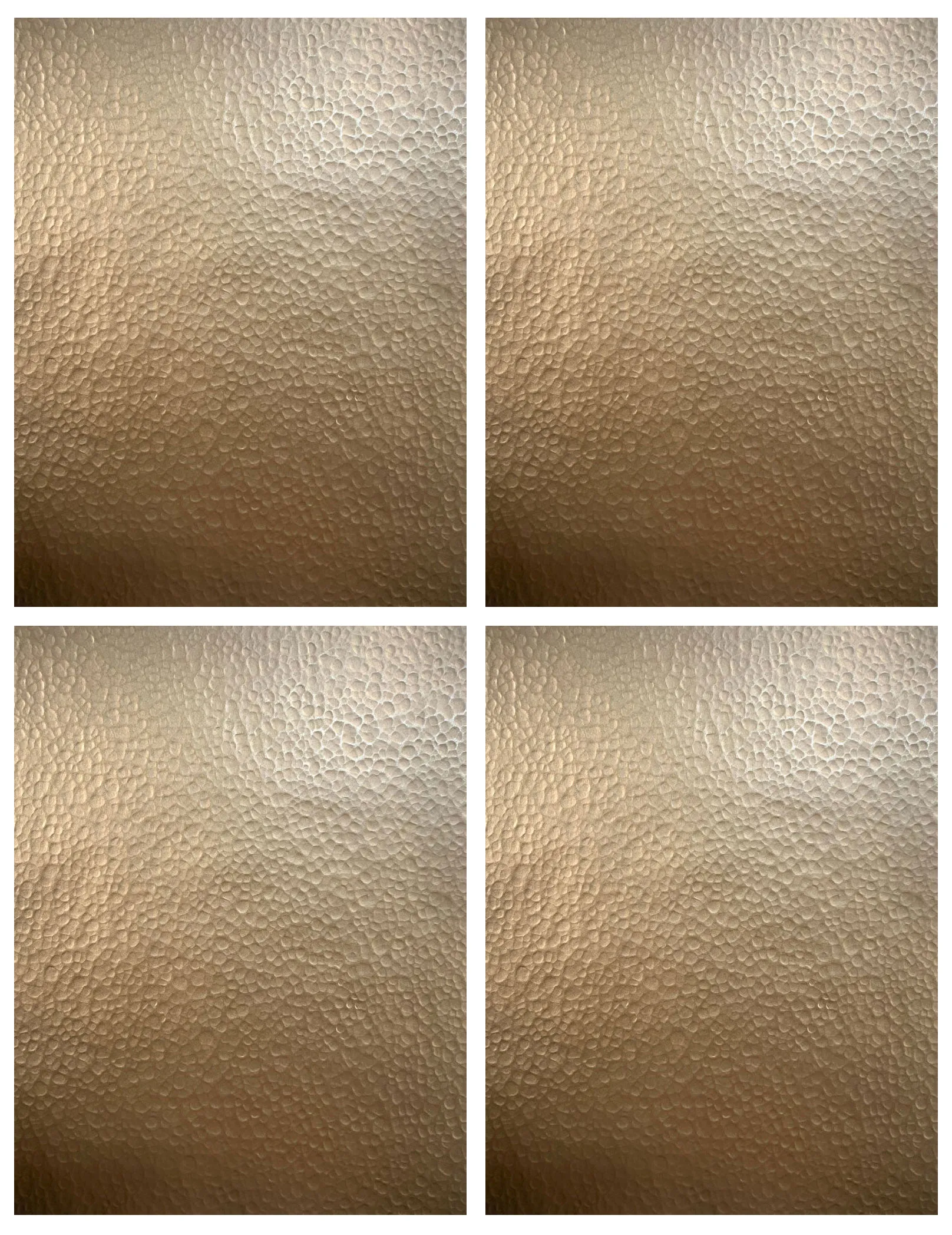 4 Hammered Gold Papers 8.5