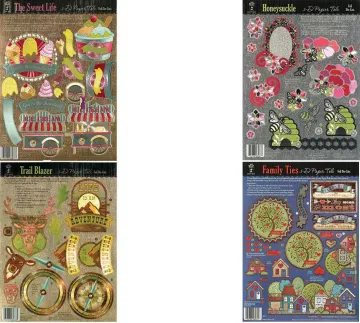 All 4 Foil Paper Tole Sets