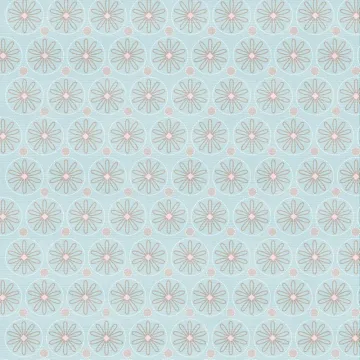 Retro Daises 8x8 Paper, 25 Sheets