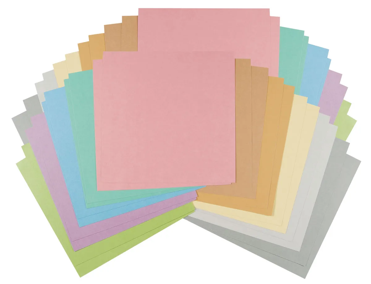 2 Pastel Cardstock Packs 12