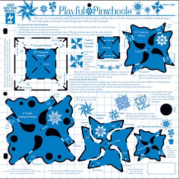 Playful Pinwheels Template