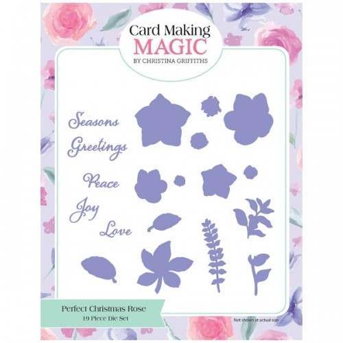Perfect Christmas Rose Die Set by Card Making Magic
