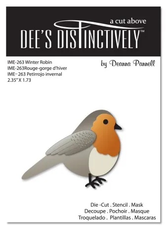 3-D Winter Robin Cutting Dies