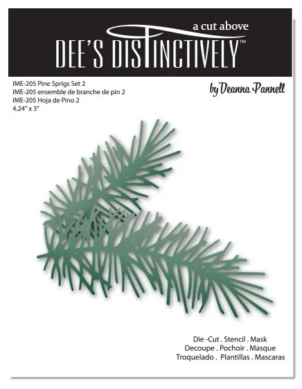 Pine Sprigs Set Cutting Dies